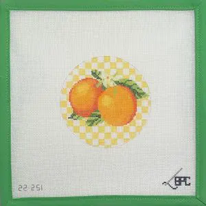 Oranges Round-4" Round 18 mesh
