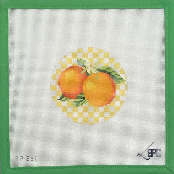 Oranges Round-4" Round 18 mesh