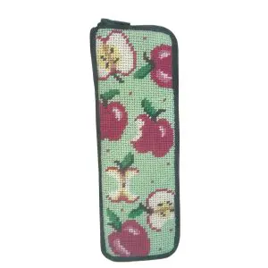 Apples-Stitch and Zip-Half Specs Case