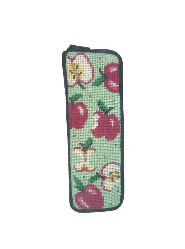 Apples-Stitch and Zip-Half Specs Case