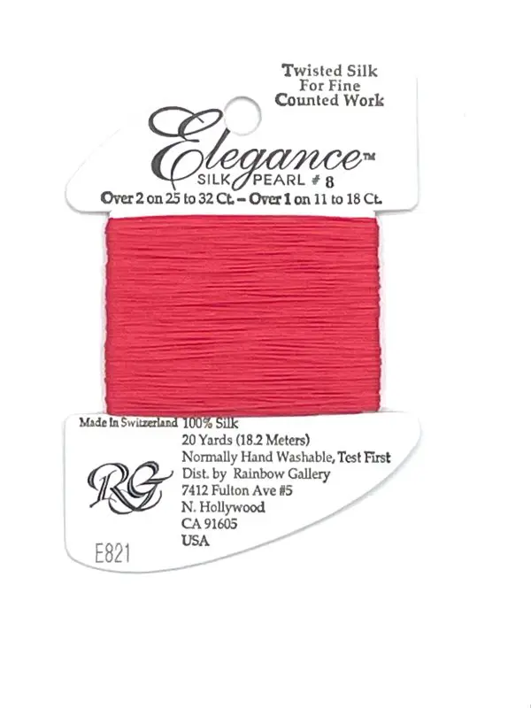 E821- MEDIUM RED