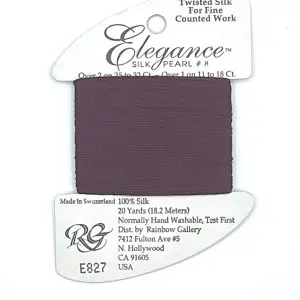 E827- DARK BURGUNDY