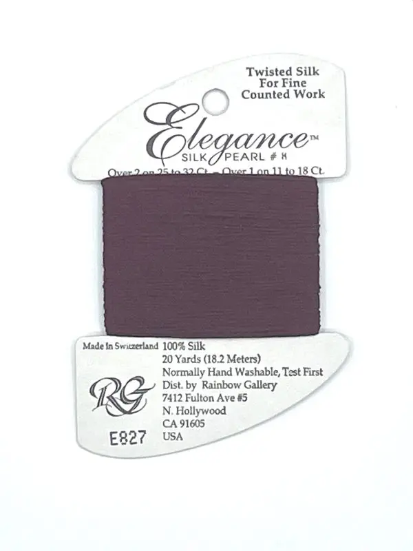 E827- DARK BURGUNDY