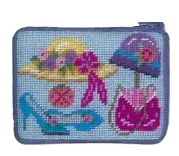 Girls Things Coin Purse-Stitch & Zip
