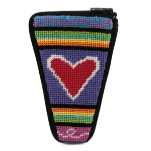 Heart of Hearts Scissor Case- Stitch & Zip
