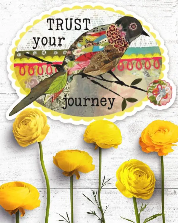 Trust Your Journey-Sticker