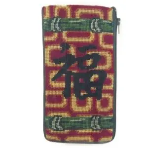 Zen Bamboo Eyeglass Case-Stitch & Zip