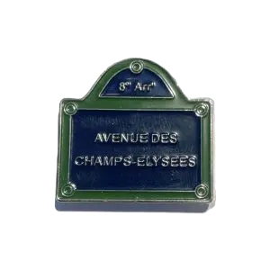 Paris Street Sign- 1 1/4 x 1 1/8"