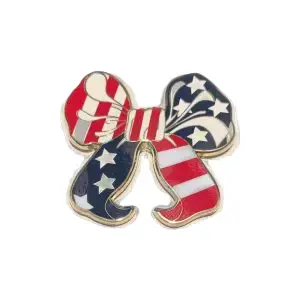 Red White and Blue Bow- 2"x 2"