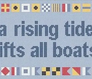 Variation #13304 of Rising Tide (Flags) – 13 M 10″ x 6″