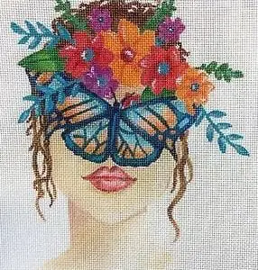 Beautiful Eyes-6" x 7.5"-18 Mesh