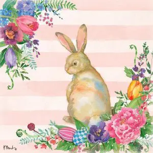 Juliette Bunny II -10" x 10"-18 Mesh