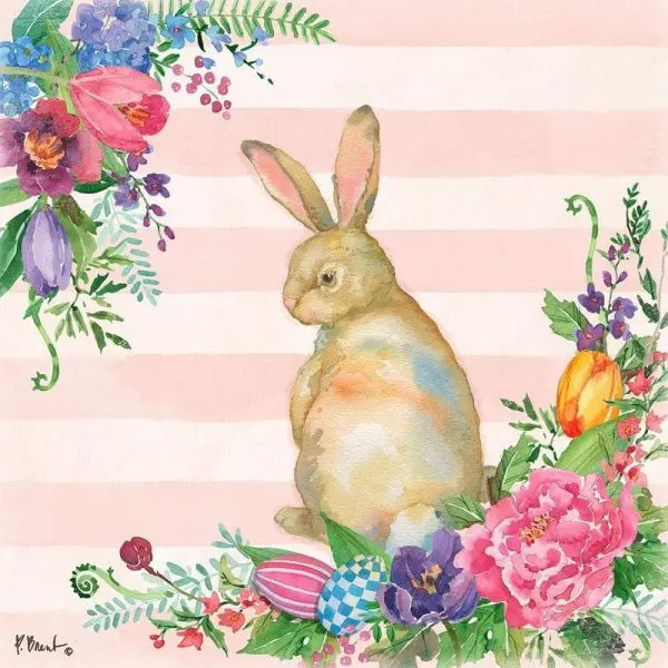 Juliette Bunny II -10" x 10"-18 Mesh