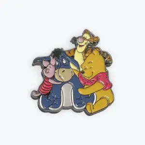 Pooh & Friends- 1 1/2 x 1 1/2"
