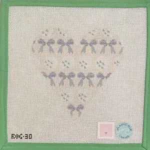 Golf Ball Heart-18 Mesh 5 3/8" x 5 1/4"