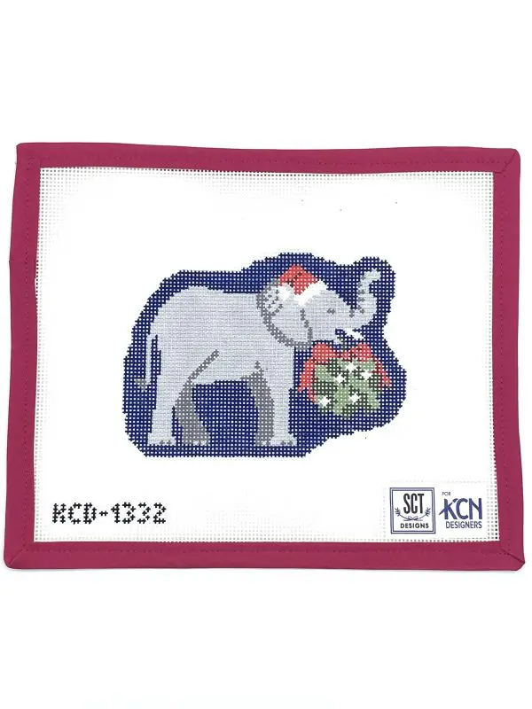 Holiday Elephant 5 3/4" X 4 1/4" 13 Mesh