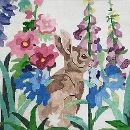 Sweet Bunny- 14" Square- 13 Mesh