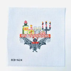 Boozy Bat Canvas 4 3/4" X 5" 18 Mesh