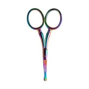 Safety Blunt-Tip Scissors 3-1/2"-Rainbow Titanium Oxide Finish