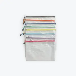 Mesh Zipper Pouch-A4 Size (13.2" x 9.25")