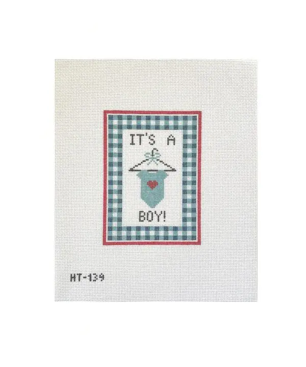 Variation #15046 of It’s a Boy! 3 1/2″ X 4 3/4″ 18 Mesh