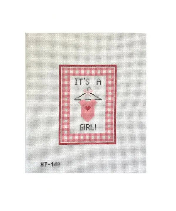 Variation #15055 of It’s a Girl! 3 1/2″ X 4 3/4″ 18 Mesh