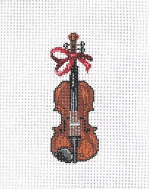 Violin Ornament- 2.5″ x 5″- 18 Mesh