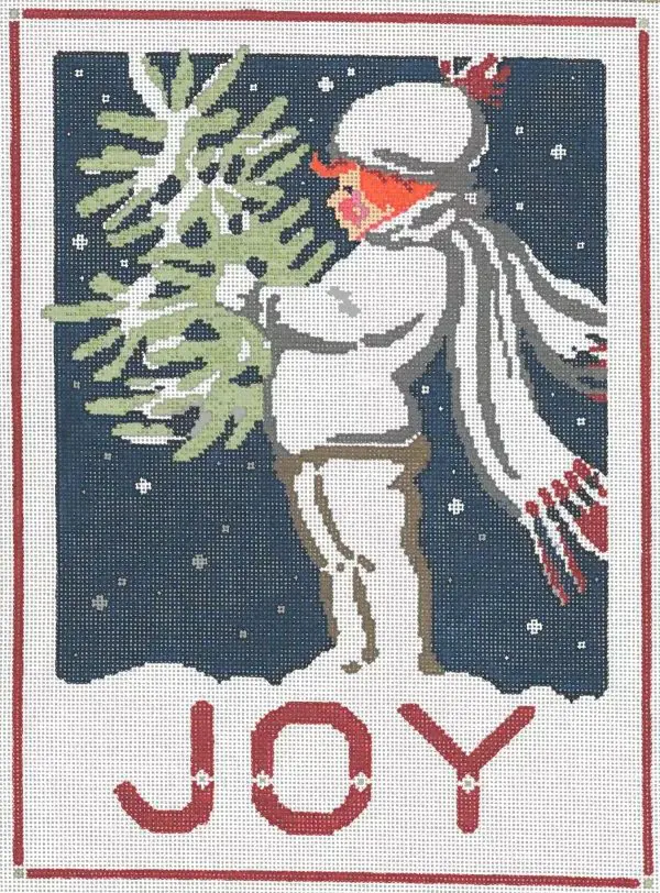 Winter Joy- 9" × 12"- 18 Mesh