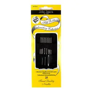 John James Needles-Silk Ribbon Embroidery Needles 25pk