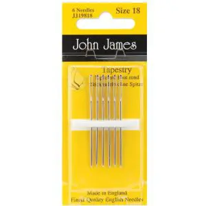 John James Needles-Tapestry-Size 18 6/Pkg