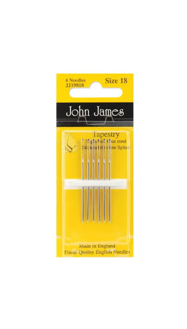 John James Needles-Tapestry-Size 18 6/Pkg