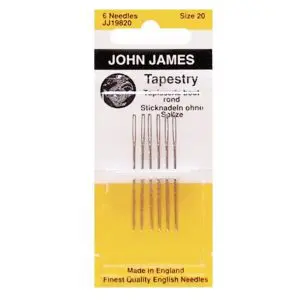 John James Needles- Hand Needles-Size 20 6/Pkg