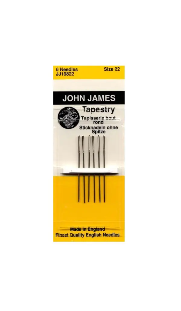 John James Needles-Tapestry -Size 22 -6 Pack