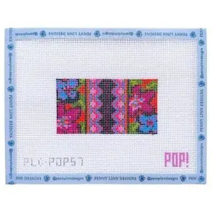Tropical Floral Rectangle-4" X 2"-13 Mesh