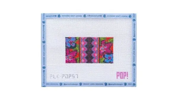 Tropical Floral Rectangle-4" X 2"-13 Mesh