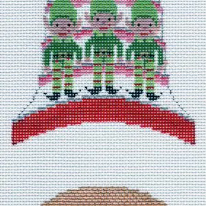 Dimensional Bell Elves-3 1/2 " x 6" 18 Mesh