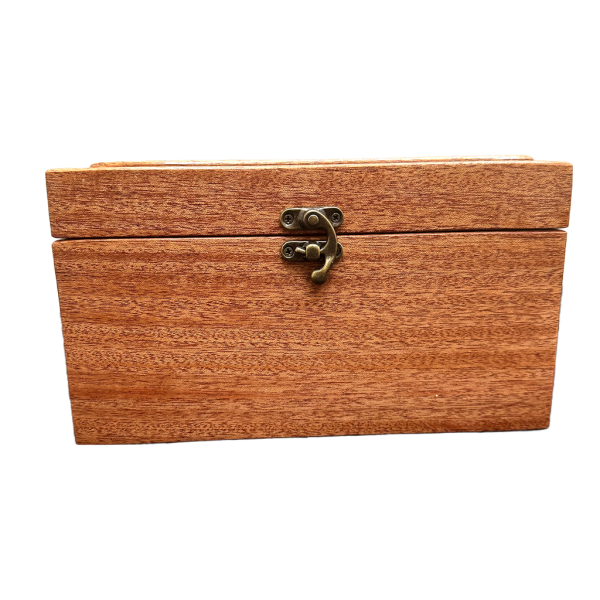 Large Thread Card Box-African Mahogany