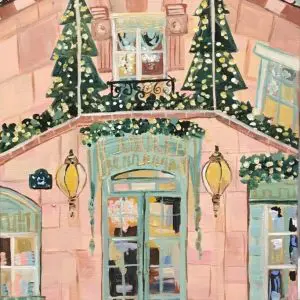 Paris Holiday Patisserie Greeting Card- 4.5" x 6"