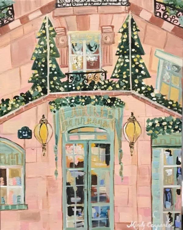 Paris Holiday Patisserie Greeting Card- 4.5" x 6"