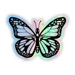 Butterfly Holographic Sticker