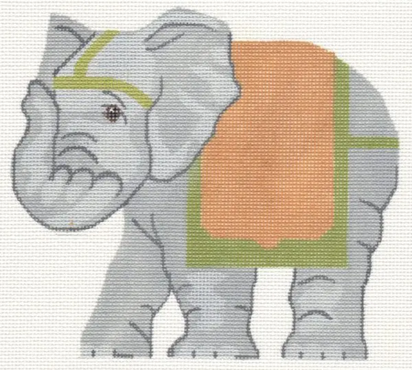 Asian Elephant-6 " x 6" - 18 Mesh