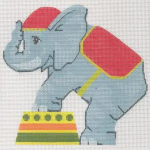 Circus Elephant-6" x 6" 18 mesh