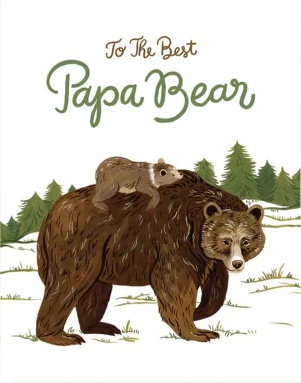 Papa Bear (Father's Day Card)