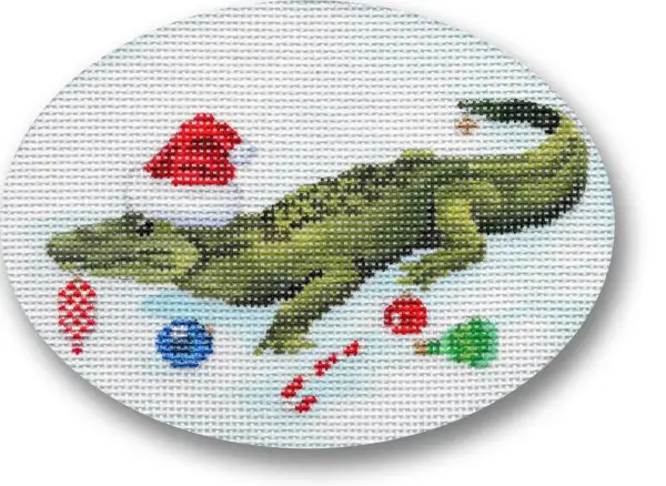 Holiday Alligator-5" x 3,55" Oval-18 Mesh