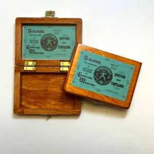 Sajou Miniature Wooden Boxes-Green
