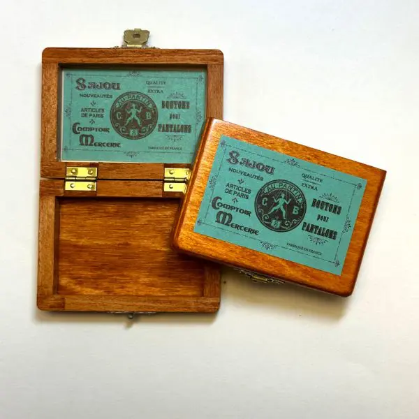 Sajou Miniature Wooden Boxes-Green