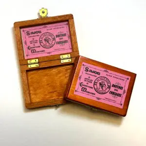 Sajou Miniature Wooden Boxes-Pink
