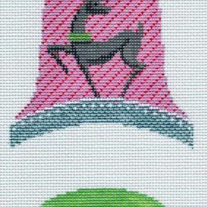 Dimensional Bell Reindeer-3.5 " x 4" 18 Mesh