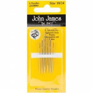 John James Needles-Chenille-Size 18/24- 6 Pack