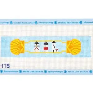 Nantucket Lighthouse Quarterboard Keychain- 8.75" x 2"-13 Mesh